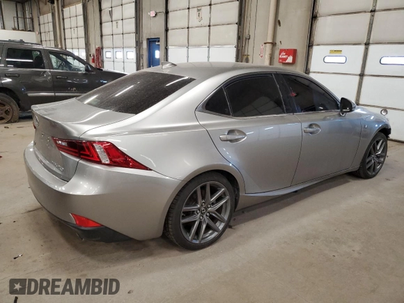 2015 Lexus IS 250 with VIN JTHCF1D29F5028726, listed as a Copart auction lot 49328245 with 73,441 mi miles and Non Repairable. Bid and sale history available at DreamBid. Image 3.