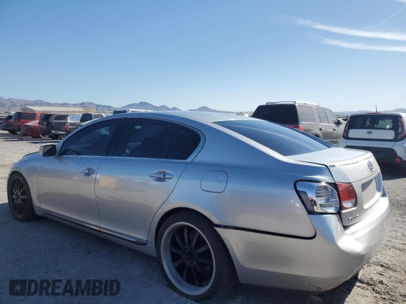 2006 Lexus GS 300 z VIN JTHBH96S265044686, wystawiony jako Copart lot #53993745 z przebiegiem 221 506 mil mil oraz Szkoda całkowita • Salvage title. Historia ofert i sprzedaży dostępna na DreamBid. Obrazek 2.