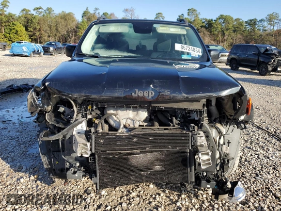 2015 Jeep Renegade Latitude with VIN ZACCJABT0FPB54933, listed as a Copart auction lot 86724884 with 95,638 mi miles and Salvage Title. Bid and sale history available at DreamBid. Image 5.