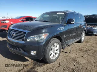2013 Infiniti QX56 z VIN JN8AZ2NEXD9041624, wystawiony jako Copart lot #88222335 z przebiegiem 92 154 mil mil oraz Nie do naprawy • Non repairable. Historia ofert i sprzedaży dostępna na DreamBid. Obrazek 1.