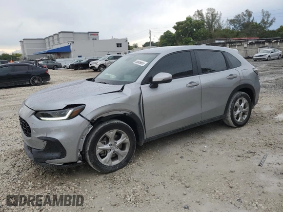 2024 Honda HR-V LX with VIN 3CZRZ1H37RM723320, listed as a Copart auction lot 50589855 with 25,219 mi miles and Salvage Title. Bid and sale history available at DreamBid. Image 1.