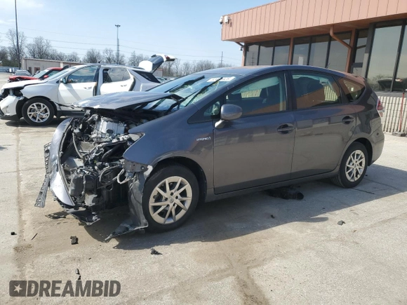 2016 Toyota Prius Two with VIN JTDZN3EU5GJ041430, listed as a Copart auction lot 53483425 with 61,633 mi miles and Salvage Title. Bid and sale history available at DreamBid. Image 1.