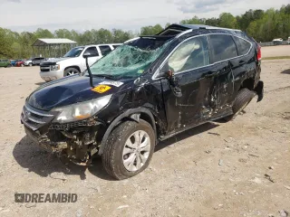 2013 Honda CR-V EX-L with VIN 2HKRM3H70DH515734, listed as a Copart auction lot 53114575 with Not Provided miles and Salvage Title. Bid and sale history available at DreamBid. Image 1.
