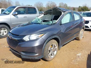 2017 Honda HR-V LX with VIN 3CZRU6H33HG701033, listed as a IAAI auction lot 41725836 with 80,623 mi miles. Bid and sale history available at carsss.com. Image 2.