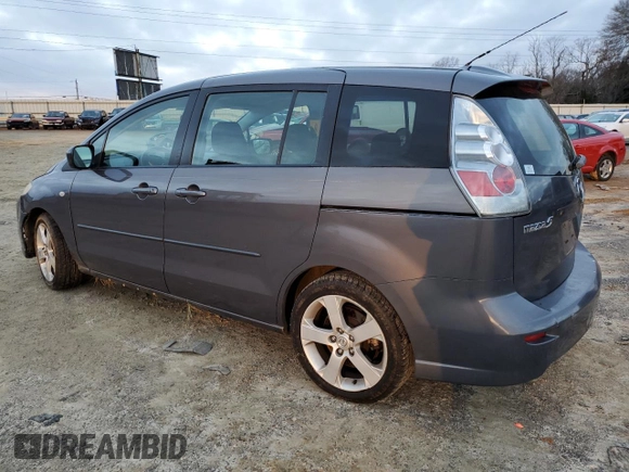 2007 Mazda 5 Sport with VIN JM1CR293770142741, listed as a Copart auction lot 85970614 with 99,285 mi miles and Salvage Title. Bid and sale history available at DreamBid. Image 2.
