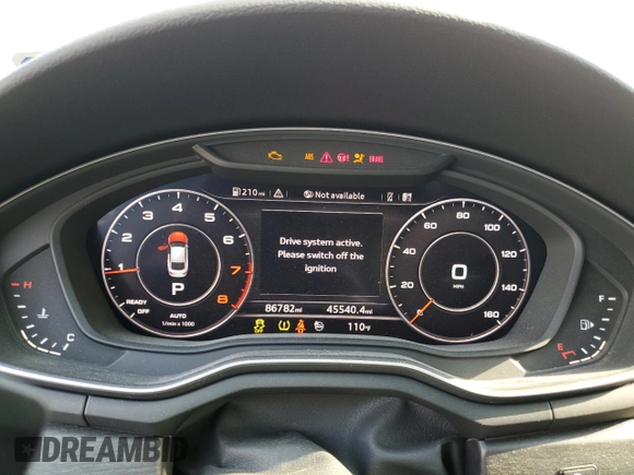 2018 Audi A5 Sportback Premium Plus with VIN WAUENCF57JA058238, listed as a Copart auction lot 56822873 with 86,782 mi miles. Bid and sale history available at carsss.com. Image 9.