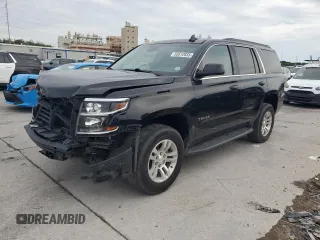 2019 Chevrolet Tahoe LT z VIN 1GNSCBKC7KR119334, wystawiony jako Copart lot #55512835 z przebiegiem 56 710 mil mil oraz Szkoda całkowita • Salvage title. Historia ofert i sprzedaży dostępna na DreamBid. Obrazek 1.