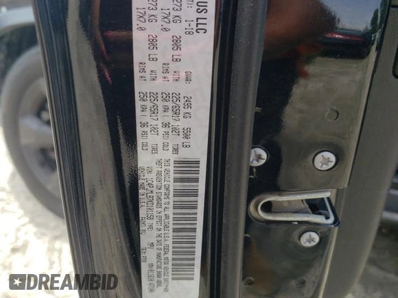2019 Jeep Cherokee Latitude Plus with VIN 1C4PJMLB7KD101158, listed as a Copart auction lot 58246115 with 144,807 mi miles and Salvage title. Bid and sale history available at DreamBid. Image 13.
