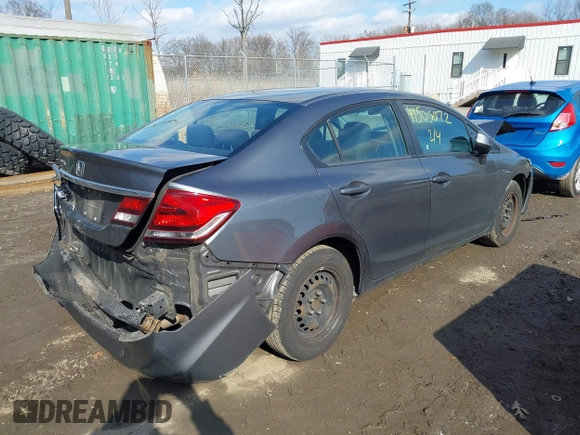 2013 Honda Civic LX z VIN 19XFB2F57DE211132, wystawiony jako IAAI lot #41505072 z przebiegiem 136 269 mil mil oraz . Historia ofert i sprzedaży dostępna na DreamBid. Obrazek 4.