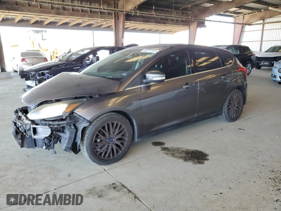 2014 Ford Focus Titanium with VIN 1FADP3N29EL382646, listed as a Copart auction lot 60757385 with 123,447 mi miles and Non repairable. Bid and sale history available at DreamBid. Image 1.