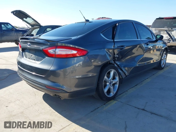 2016 Ford Fusion S with VIN 3FA6P0G70GR245860, listed as a IAAI auction lot 41208849 with 123,565 mi miles. Bid and sale history available at carsss.com. Image 4.