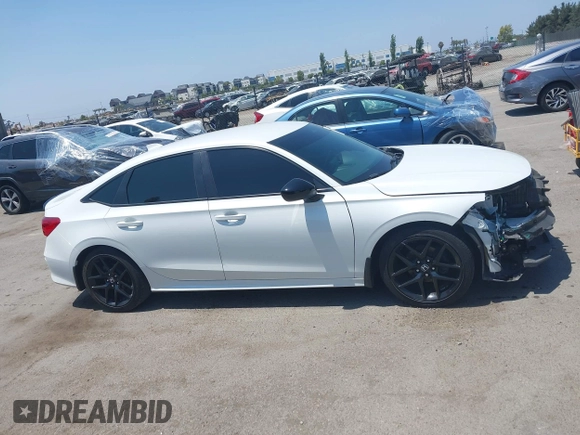 2023 Honda Civic Sport with VIN 2HGFE2F53PH513552, listed as a IAAI auction lot 42595794 with 24,674 mi miles and . Bid and sale history available at DreamBid. Image 14.