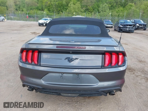2018 Ford Mustang EcoBoost Premium with VIN 1FATP8UHXJ5117800, listed as a IAAI auction lot 42232395 with 54,632 mi miles and . Bid and sale history available at DreamBid. Image 16.