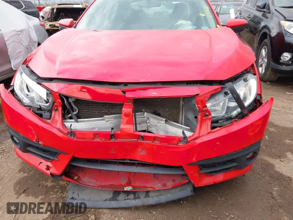 2017 Honda Civic Sedan EX-L with VIN 2HGFC1F77HH641750, listed as a IAAI auction lot 42029918 with 75,924 mi miles. Bid and sale history available at carsss.com. Image 6.