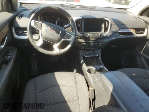 2019 GMC Terrain SLE with VIN 3GKALMEV0KL257452, listed as a Copart auction lot 53552855 with 32,464 mi miles and Salvage Title. Bid and sale history available at carsss.com. Image 8.