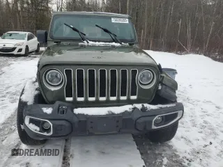 2021 Jeep Wrangler Unlimited Sahara with VIN 1C4HJXEG2MW823594, listed as a Copart auction lot 50330355 with 112,649 mi miles and Clean title. Bid and sale history available at DreamBid. Image 5.