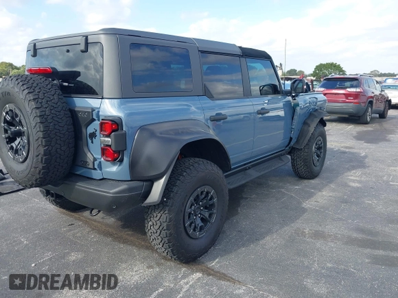 2023 Ford Bronco Raptor с VIN 1FMEE5JR6PLB05714, выставлен на аукционе IAAI как лот 41905036 с пробегом 6 115 миль миль и . История ставок и продаж доступна на DreamBid. Изображение 4.