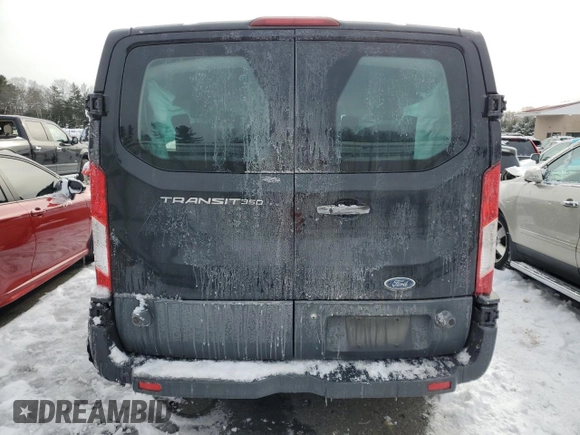 2015 Ford Transit XL with VIN 1FBZX2YM0FKB17715, listed as a Copart auction lot 41738095 with 96,670 mi miles and Salvage title. Bid and sale history available at DreamBid. Image 6.