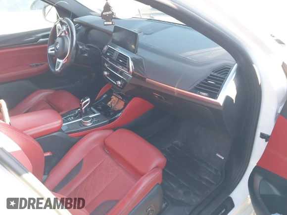 2021 BMW X4 M with VIN 5YMUJ0C02M9H67919, listed as a IAAI auction lot 41667578 with 43,567 mi miles. Bid and sale history available at carsss.com. Image 5.