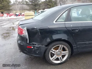 2007 Audi A4 2.0T with VIN WAUAF78E07A132737, listed as a IAAI auction lot 41574347 with 84,179 mi miles. Bid and sale history available at carsss.com. Image 6.
