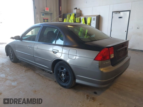 2005 Honda Civic with VIN JHMES96615S020610, listed as a IAAI auction lot 42098993 with 135,778 mi miles and . Bid and sale history available at DreamBid. Image 3.