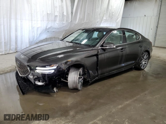 2023 Genesis G70 2.0T with VIN KMTG34TA9PU126959, listed as a Copart auction lot 51536965 with 39,127 mi miles and Non Repairable. Bid and sale history available at carsss.com. Image 1.