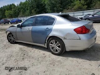 2012 Infiniti G25 Journey with VIN JN1DV6AP5CM701117, listed as a Copart auction lot 60403355 with 168,573 mi miles and Salvage title. Bid and sale history available at DreamBid. Image 2.