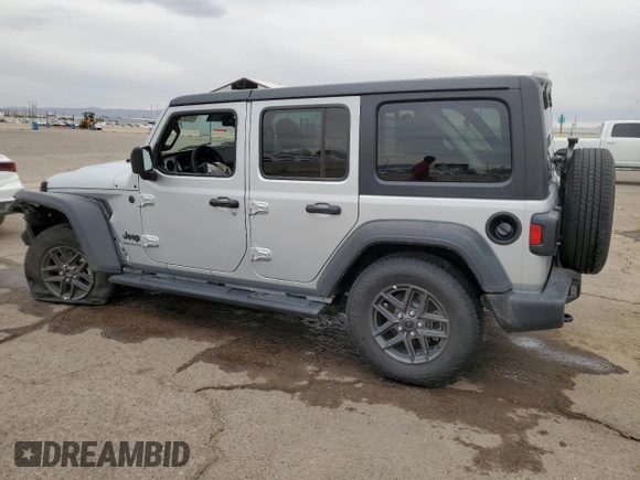 2024 Jeep Wrangler Sport S with VIN 1C4PJXDN6RW297747, listed as a Copart auction lot 52805075 with 17,002 mi miles and Clean title. Bid and sale history available at DreamBid. Image 2.
