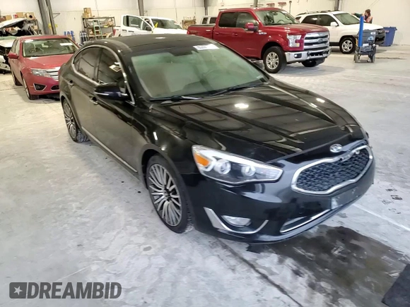 2014 Kia Cadenza Premium with VIN KNALN4D72E5128132, listed as a Copart auction lot 86681784 with 90,950 mi miles and Salvage Title. Bid and sale history available at carsss.com. Image 11.