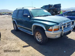 2002 Dodge Durango z VIN 1B4HS58Z52F160112, wystawiony jako IAAI lot #41828209 z przebiegiem 145 081 mil mil oraz . Historia ofert i sprzedaży dostępna na DreamBid. Obrazek 1.