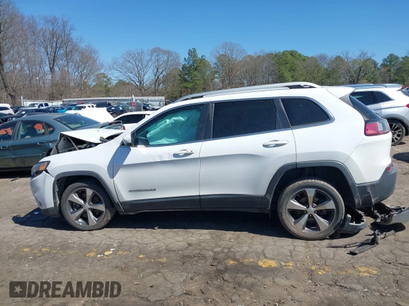 2019 Jeep Cherokee Limited with VIN 1C4PJLDB1KD302241, listed as a IAAI auction lot 41757620 with 164,915 mi miles and . Bid and sale history available at DreamBid. Image 14.