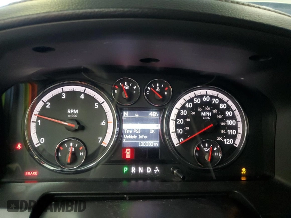 2012 Ram 1500 Sport with VIN 1C6RD7MT2CS287592, listed as a Copart auction lot 47139545 with 130,333 mi miles and Salvage Title. Bid and sale history available at carsss.com. Image 9.