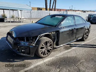 2023 Audi S4 Premium Plus z VIN WAUB4AF40PA010364, wystawiony jako Copart lot #43607094 z przebiegiem 17 142 mil mil oraz . Historia ofert i sprzedaży dostępna na DreamBid. Obrazek 1.