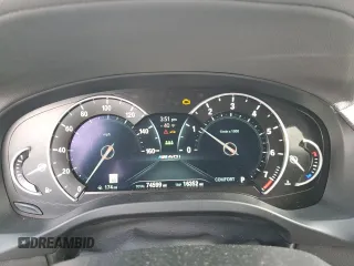2019 BMW X4 M40i with VIN 5UXUJ5C5XKLJ64004, listed as a Copart auction lot 52106895 with 74,599 mi miles and Salvage title. Bid and sale history available at DreamBid. Image 9.