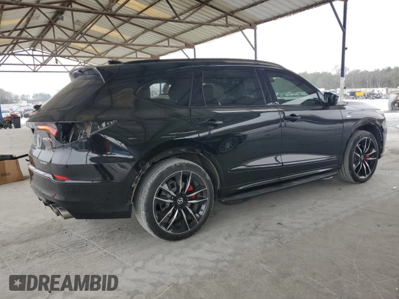 2022 Acura MDX Type S w/Advance Package with VIN 5J8YD8H86NL003864, listed as a Copart auction lot 86757854 with 31,587 mi miles and Salvage Title. Bid and sale history available at carsss.com. Image 3.