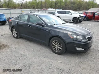 2012 Kia Optima LX with VIN KNAGM4A71C5297449, listed as a Copart auction lot 53663185 with 0 mi miles and Salvage Title. Bid and sale history available at carsss.com. Image 4.