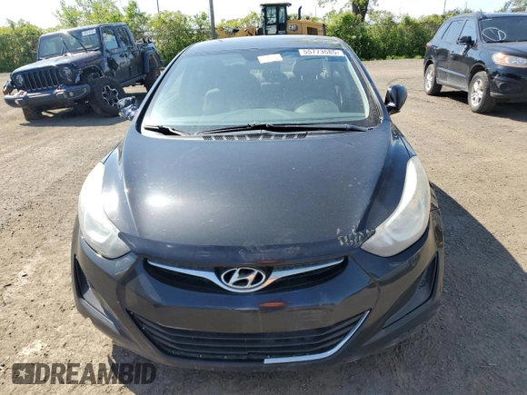2014 Hyundai Elantra Limited z VIN 5NPDH4AE6EH502890, wystawiony jako Copart lot #55773585 z przebiegiem 196 922 mil mil oraz Szkoda całkowita • Salvage title. Historia ofert i sprzedaży dostępna na DreamBid. Obrazek 5.