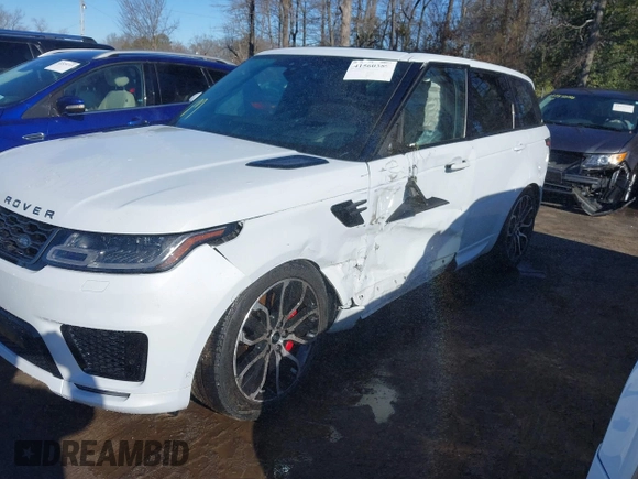2021 Land Rover Range Rover Sport HSE Dynamic with VIN SALWR2SE4MA768271, listed as a IAAI auction lot 41560389 with 43,463 mi miles. Bid and sale history available at carsss.com. Image 6.