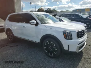 2024 Kia Telluride SX X-Line with VIN 5XYP5DGC2RG549861, listed as a Copart auction lot 81033054 with 24 mi miles and Salvage Title. Bid and sale history available at carsss.com. Image 4.