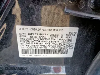 2019 Acura ILX Premium with VIN 19UDE2F87KA007666, listed as a Copart auction lot 61097745 with 208,813 mi miles and Salvage title. Bid and sale history available at DreamBid. Image 12.