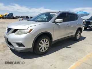 2015 Nissan Rogue S with VIN KNMAT2MT1FP561111, listed as a Copart auction lot 52184455 with 163,320 mi miles and Clean Title. Bid and sale history available at DreamBid. Image 1.