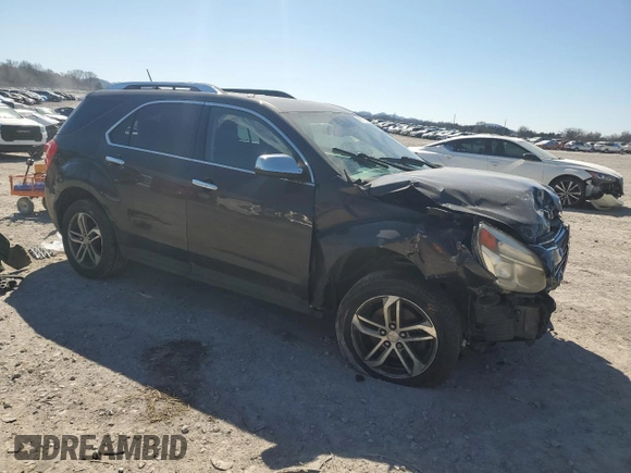 2016 Chevrolet Equinox LTZ with VIN 2GNFLGE35G6115943, listed as a Copart auction lot 45921285 with 82,976 mi miles and Salvage Title. Bid and sale history available at carsss.com. Image 4.