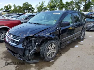 2010 Dodge Grand Caravan SXT with VIN 2D4RN5DXXAR168686, listed as a Copart auction lot 65464994 with 123,340 mi miles and Salvage Title. Bid and sale history available at DreamBid. Image 1.