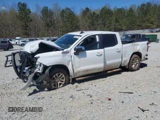 2023 Chevrolet Silverado 1500 LT с VIN 2GCUDDED4P1117118, выставлен на аукционе Copart как лот 49965375 с пробегом 61 228 миль миль и Списание • Salvage title. История ставок и продаж доступна на DreamBid. Изображение 1.