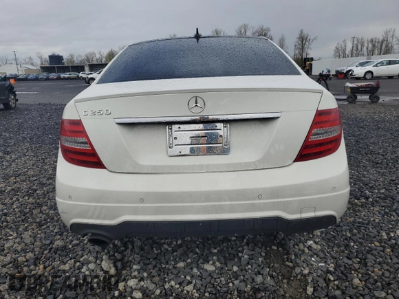 2012 Mercedes-Benz C-Class C 250 Sport with VIN WDDGF4HB8CR218865, listed as a Copart auction lot 50625005 with 168,821 mi miles and Salvage Title. Bid and sale history available at carsss.com. Image 6.