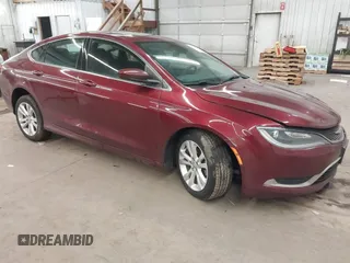 2015 Chrysler 200 Limited with VIN 1C3CCCAB8FN710379, listed as a IAAI auction lot 41209014 with 122,726 mi miles. Bid and sale history available at carsss.com. Image 1.
