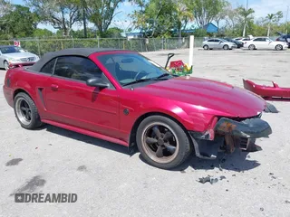 2003 Ford Mustang Deluxe z VIN 1FAFP44433F386785, wystawiony jako IAAI lot #42157468 z przebiegiem 94 806 mil mil oraz . Historia ofert i sprzedaży dostępna na DreamBid. Obrazek 1.