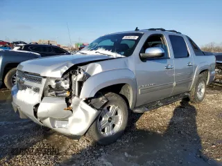 2010 Chevrolet Avalanche LT with VIN 3GNVKFE01AG295884, listed as a Copart auction lot 45385135 with 156,642 mi miles and Salvage title. Bid and sale history available at DreamBid. Image 1.