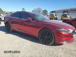 2020 Mazda 6 Grand Touring with VIN JM1GL1TY7L1516772, listed as a Copart auction lot 82192074 with 34,064 mi miles and Salvage Title. Bid and sale history available at DreamBid. Image 4.