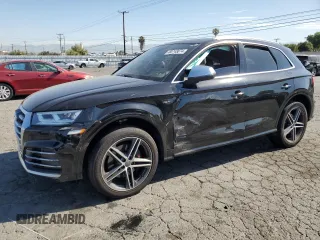 2018 Audi SQ5 Premium Plus with VIN WA1A4AFY6J2211473, listed as a Copart auction lot 60743074 with Not Provided miles and Salvage Title. Bid and sale history available at DreamBid. Image 1.
